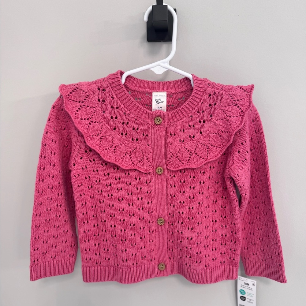 Pink Knit Baby Girl Sweater